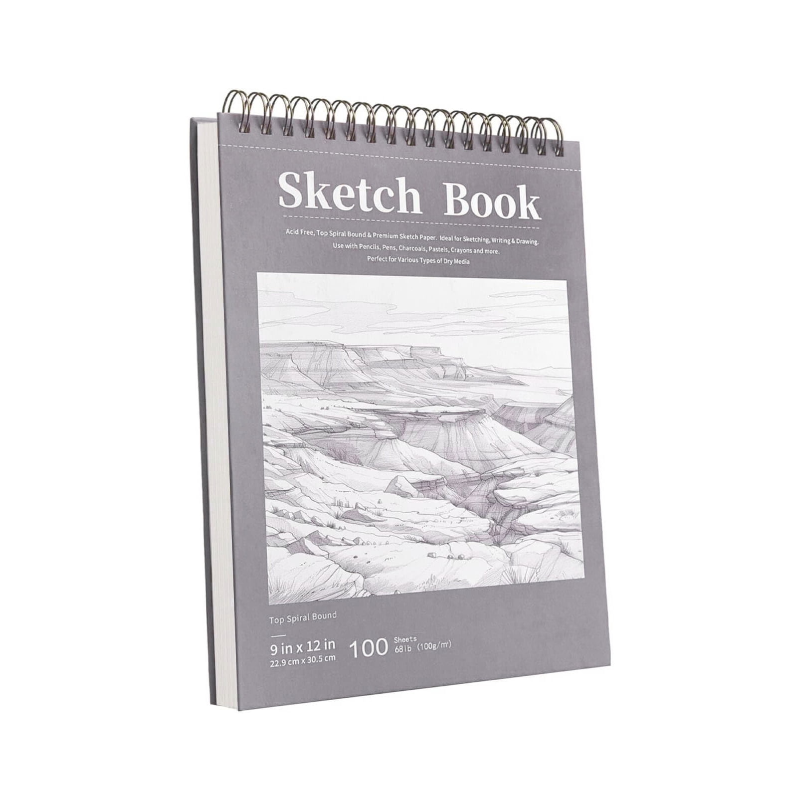 Art Sketchbooks Smooth Paper Not Bleed Drawing Book Light Weight Strong Binding Friendly Materials Art Pad For Artist