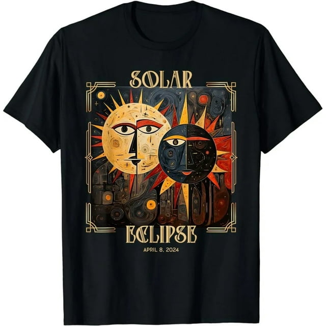 Art Solar Eclipse Shirt 2024 Sun Totality April 8th America TShirt