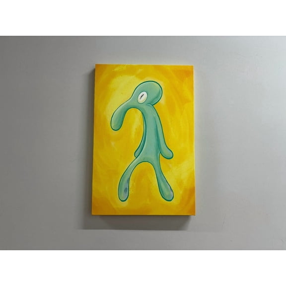 Art Squidward Print Bold And Brash Wall Art Squidward Art Modern Art Luxury Printed Art 8x10