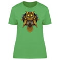 thumbnail image 1 of Art Steampunk Yellow Owl T-Shirt Women -Image by Shutterstock, Female Large, 1 of 2