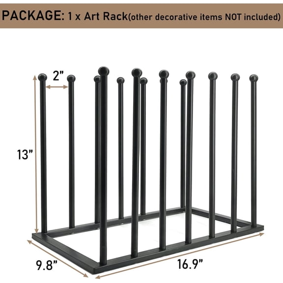 Art Storage Rack, Art Drying Rack, Art Canvas Organizer, Paint Display Rack Metal Easel Display Stands for Canvas Boards, Panels, Prints, Frames, Artworks, Gallery
