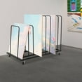 thumbnail image 1 of Art Storage Rack with Wheels, Art Drying Rack, Rolling Art Painting Display Rack for Studios, Galleries, Art Exhibitions, Art Museums, Offices, 1 of 15