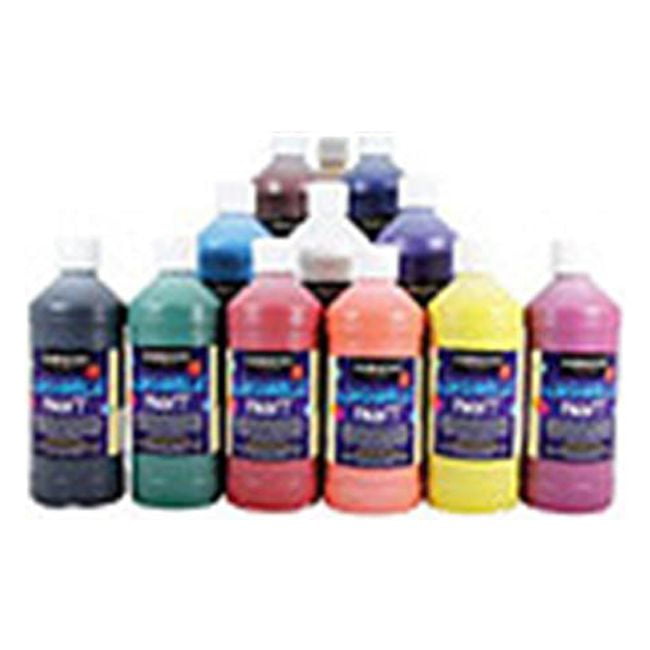 Art Supplies 16 Oz. Art Time Liquid Tempera Black