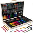 thumbnail image 1 of Xueyu Arts and Paints Supplies, 180 Piece Deluxe Drawing Painting Set with Wooden Case, Professional Kit, Drawing Painting Kit for Adults and Art Beginners, 1 of 7