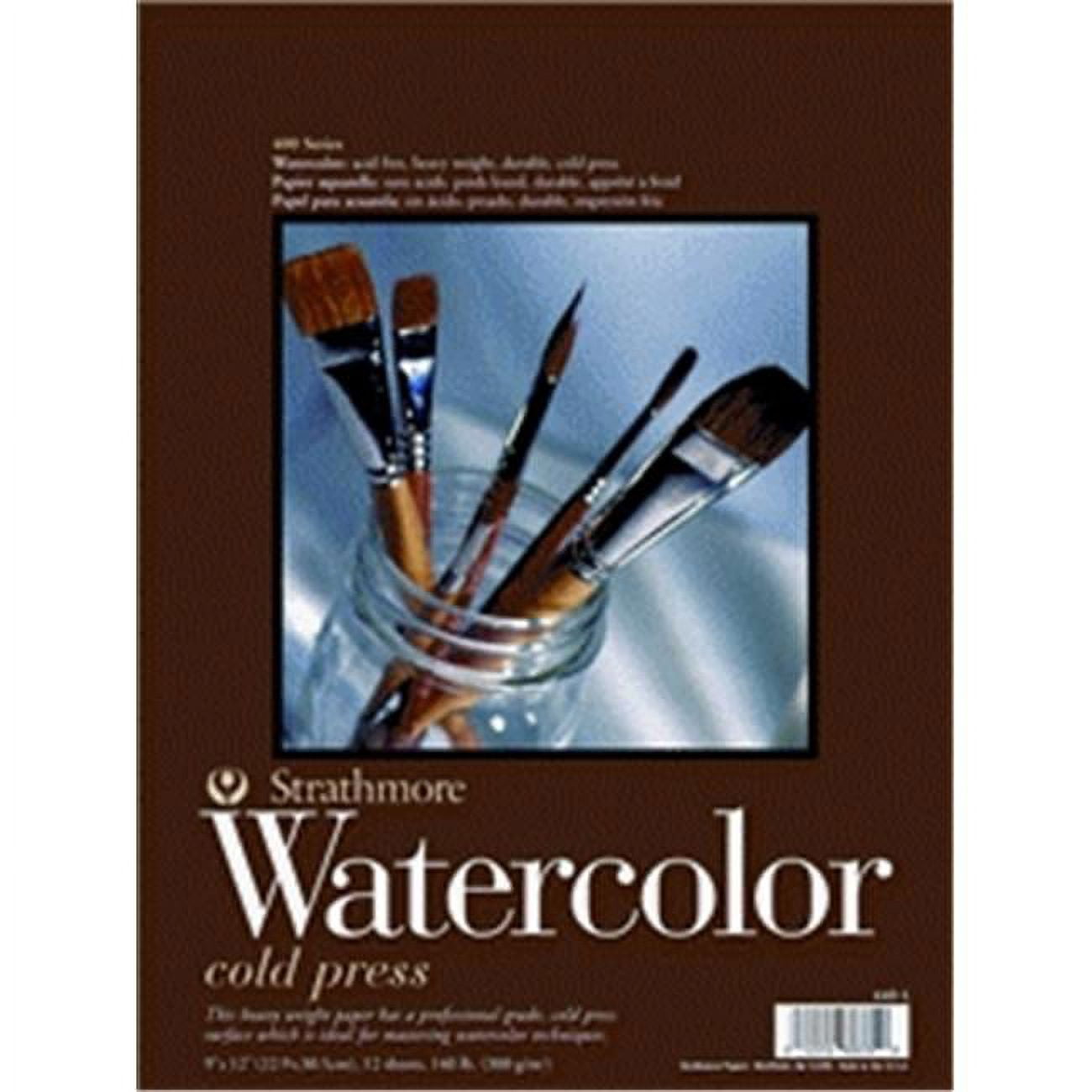 Art Supplies 440-2 Watercolor Side Spiral Cold Press - 11 X 15 In.
