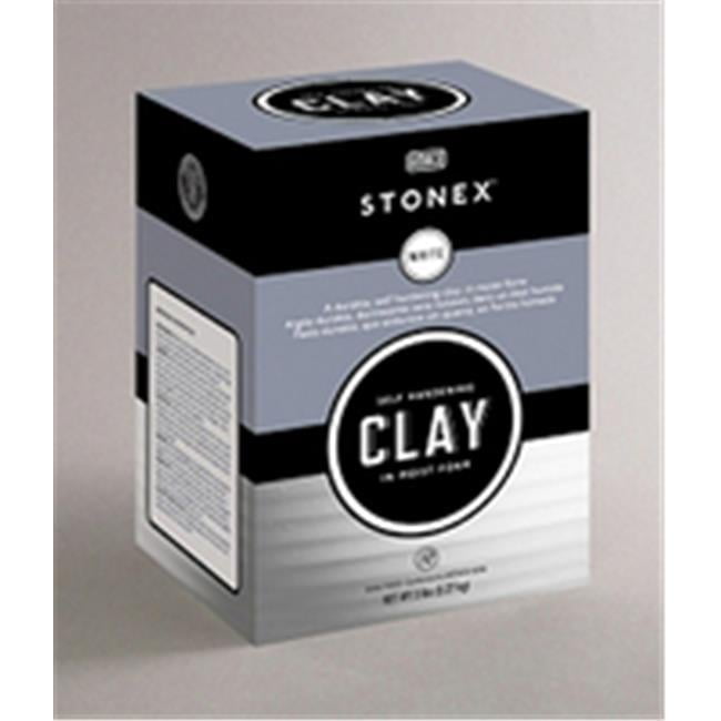 Art Supplies 47339A Stonex White Self-Hardening Clay- 25 Lbs.