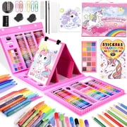 Art Supplies for Kids 6-8, 208 Pcs Drawing Kits for Kids Age 8-12, Colored Pencils Set with Sketch Pads,Oil Pastels,Crayons,Art Kits 3-12 Year Old Boys Girls Gifts