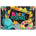 thumbnail image 1 of Art Supplies Back to School Banner Educational Autumn Theme Decorative Sign for School Events Classroom Decor, 1 of 7