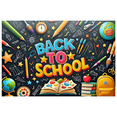 thumbnail image 1 of Art Supplies Back to School Banner Educational Classroom Decor Reusability for School Events Teacher Supplies Classroom Decoration, 1 of 7