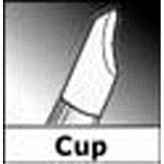 Art Supplies CS12306 Color Shaper Firm Cup Chisel - No.6