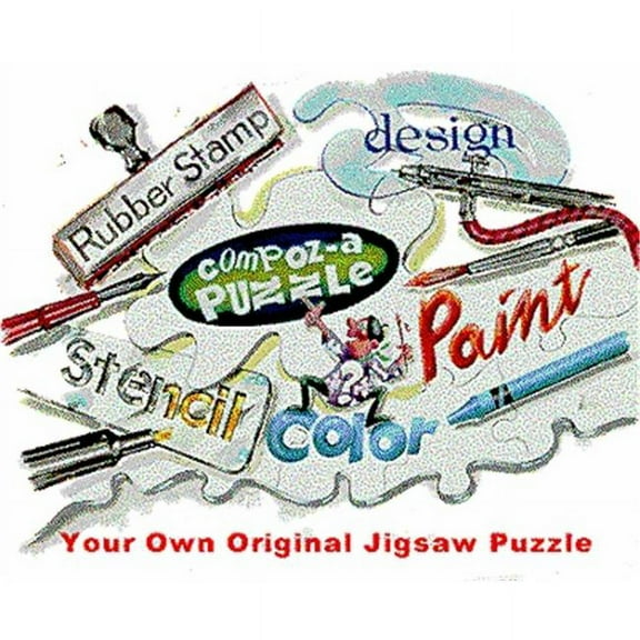 Art Supplies  Compoz - A - Puzzle - 4 X 5.5 In. - 16 Pieces - 24 Pack