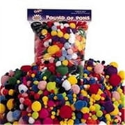 Art Supplies H242M 0.75 In. Puffy Poms- 100 Piece