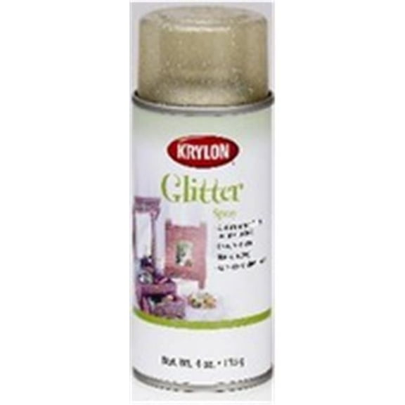 Art Supplies  Krylon 4 Oz. Glitter Spray- Silver