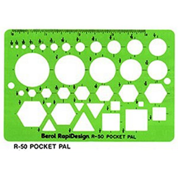 Art Supplies R50 Pocket Pal Template
