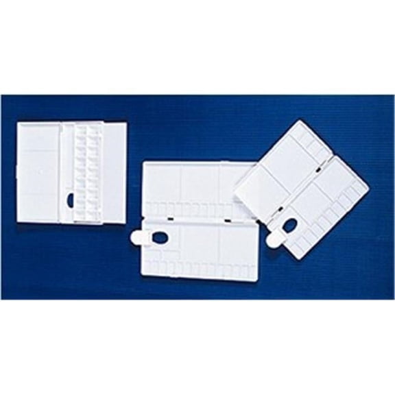 Art Supplies YWP800 3.75 X 8.25 In. Folding Plastic Water Color Palette