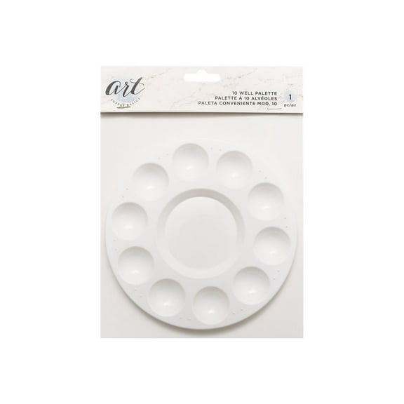 Art Supply Basics Platic Palette-10 Well