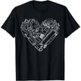 thumbnail image 1 of Art Teacher Heart Shape Teacher Apparel Tee Gift T-Shirt, 1 of 4
