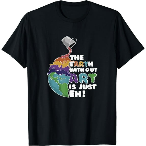 Art Teacher Painter School Artist Paint Brush T-Shirt