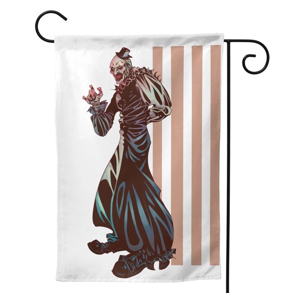 Art-The-Clown Garden Flags, Double Sided Decorative Yard Flag For Outside Yard Lawn Outdoor Home Decoration 12.5"X18"