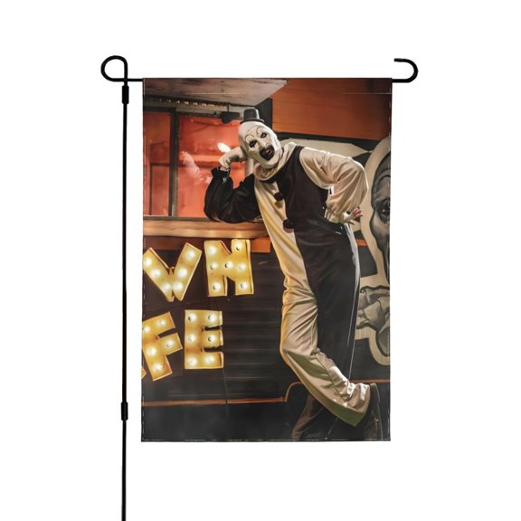 Art-The-Clown Garden Flags, Double Sided Decorative Yard Flag For Outside Yard Lawn Outdoor Home Decoration 28"X40"