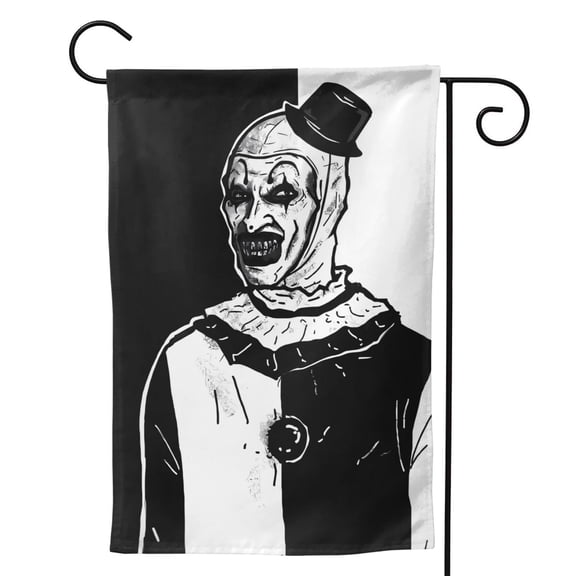 Art-The-Clown Garden Flags, Double Sided Decorative Yard Flag For Outside Yard Lawn Outdoor Home Decoration 28"X40"