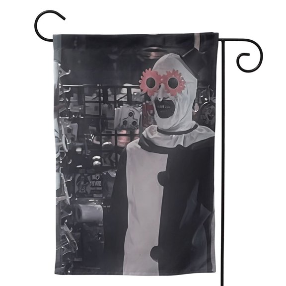 Art-The-Clown Garden Flags, Double Sided Decorative Yard Flag For Outside Yard Lawn Outdoor Home Decoration 28"X40"
