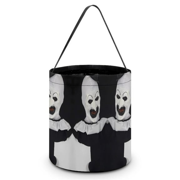Art The Clown Halloween Candy Bag, Trick Or Treat Bags - Light Candy Buckets & Tote Bags for Halloween Parties