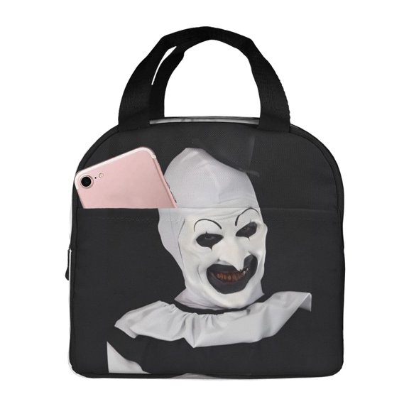Art-The-Clown Lunch Bag, Reusable Lunch Box For Adults , Portable Large Tote Bag, Lunch Bag For Office Work Picnic Hiking