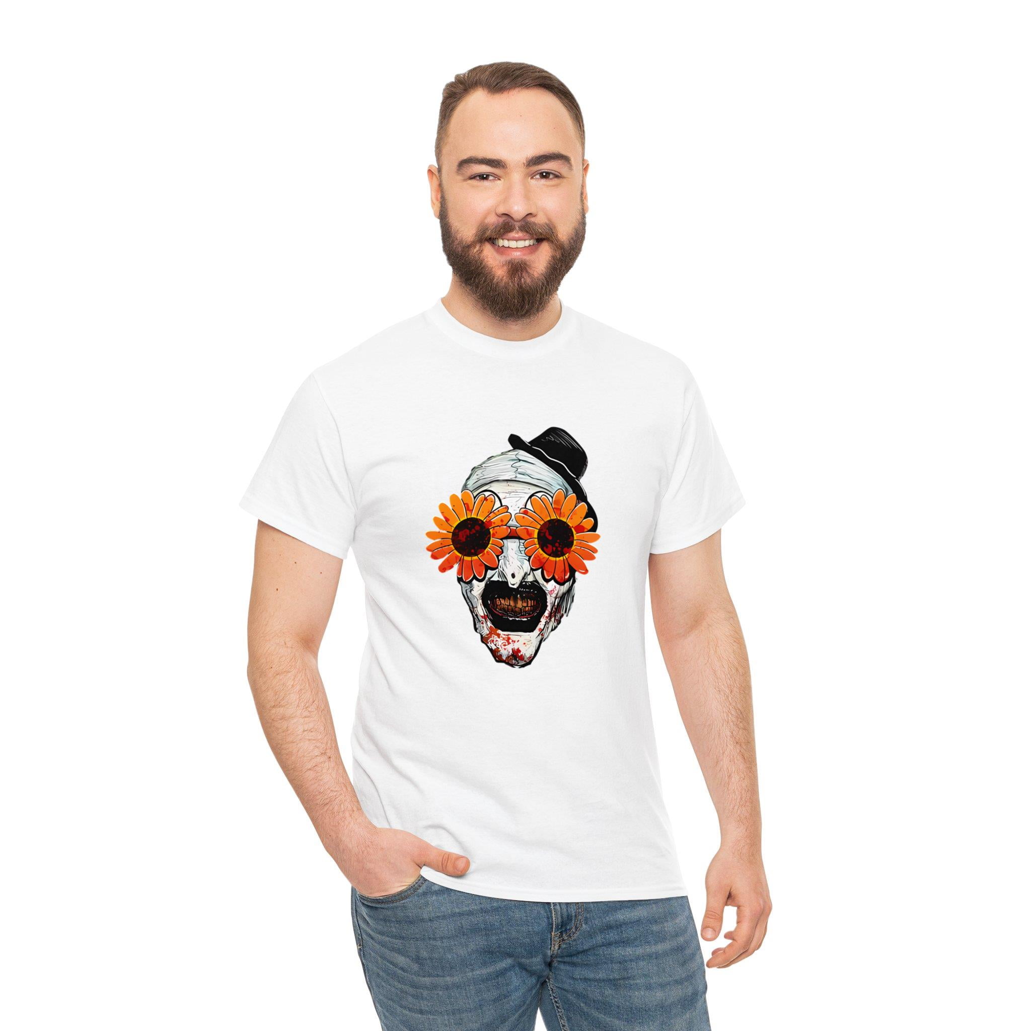 Art The Clown Terrifier 2 Sunflower Sunglasses Classic T-Shirt, Art The ...