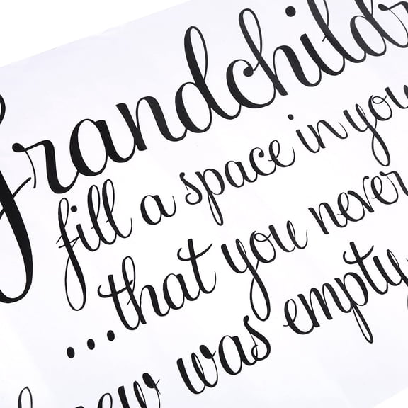 Art Vinyl Decal Grandchildren Fill Empty Heart Quotes Wall Sticker Bedroom Decor Removable