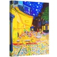 thumbnail image 1 of Art Wall 'Café Terrace by Vincent Van Gogh' by Susi Franco Gallery Wrapped Canvas Artwork, 18 by 14-Inch, 1 of 1