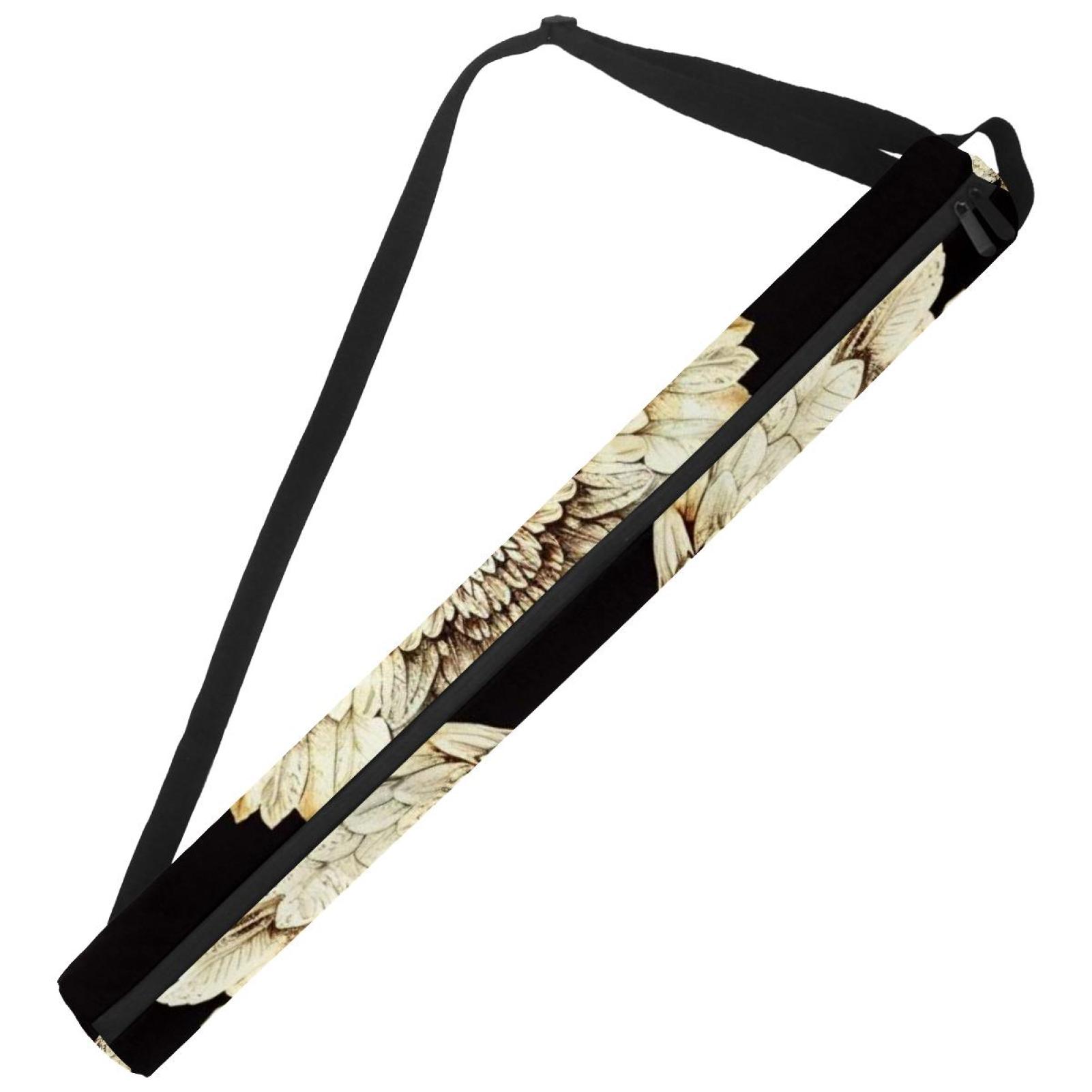 Art White Angel Wings Print Golf Cooler Beer Sleeve for Golf Bag, 7