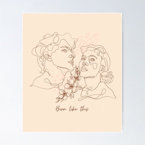 Art Work Outfits Modern Style, Impressive Style Poster Wall Art, Modern Wall Decor For Living Room Bedroom, 8x12 UNFRAMED