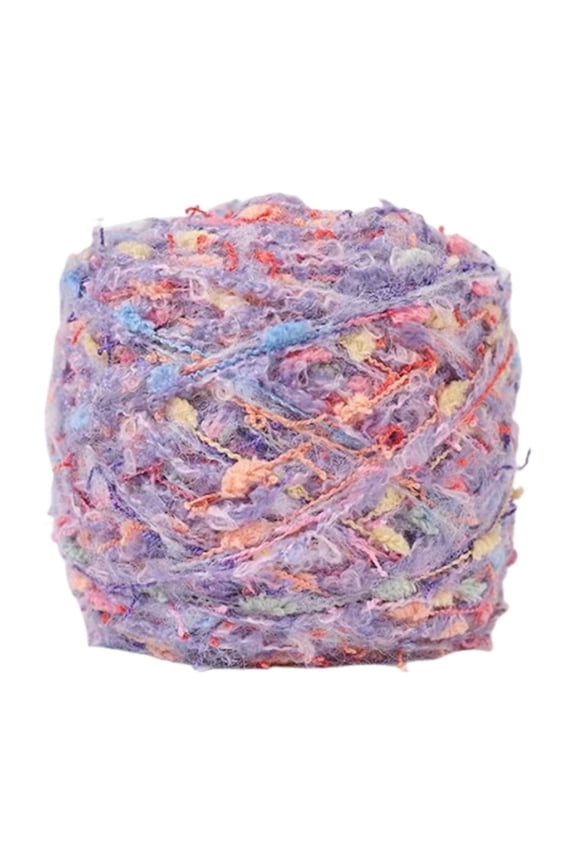 Art Yarn Wool Skein, Hand Spun Blended Colors, Soft Texture for Knitting Scarves Hats Bags, Unique Visual Effect, Craft Fiber Supply, Topliu