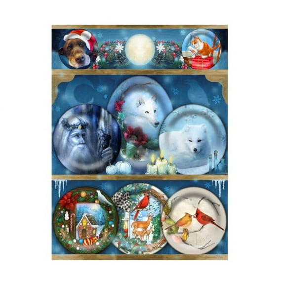 Art and a Little Magic 'Holiday Plates' Canvas Art