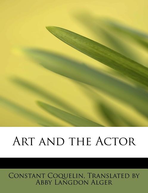 Art and the Actor (Paperback)
