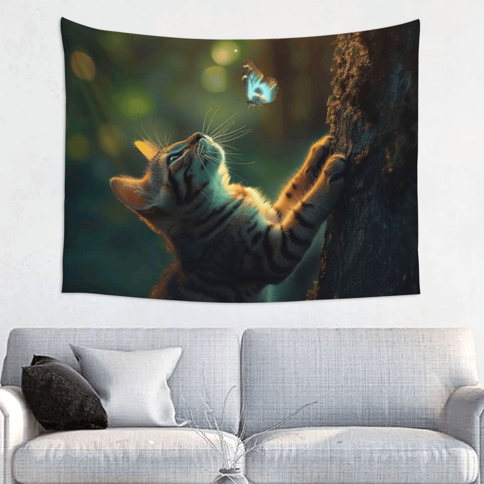 Art animal closeup Tapestry wall hanging decoration, tapestry bedroom