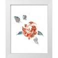 thumbnail image 1 of Art by Leslie Franklin 15x18 White Modern Wood Framed Museum Art Print Titled - Color Trend flower, 1 of 4