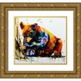thumbnail image 1 of Art by Leslie Franklin 16x15 Gold Ornate Wood Framed with Double Matting Museum Art Print Titled - Show Me The Honey, 1 of 4