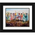 thumbnail image 1 of Art by Leslie Franklin 32x26 Black Ornate Wood Framed with Double Matting Museum Art Print Titled - We reap what we sow, 1 of 4