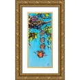 thumbnail image 1 of Art by Leslie Franklin 8x14 Gold Ornate Wood Framed with Double Matting Museum Art Print Titled - Oh Fine, Ill Go First, 1 of 4