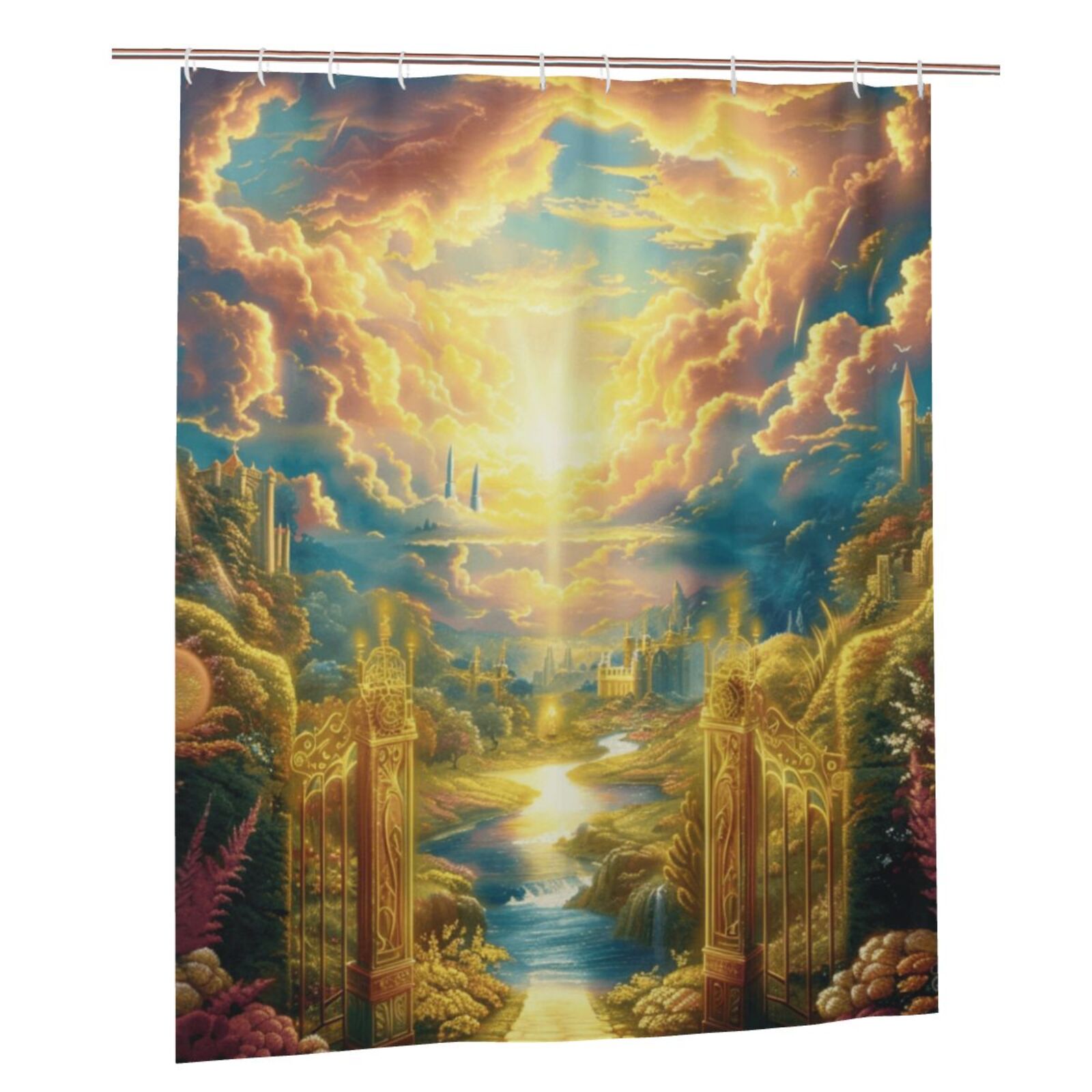 Art closeup Shower Curtain Waterproof Shower Curtains for Bathroom