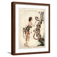 thumbnail image 1 of Art.com 1920s France La Vie Parisienne Magazine Plate - La Revanche D'Eve Giclee Print, Brown Frame Wall Art, 17" x 21", 1 of 5