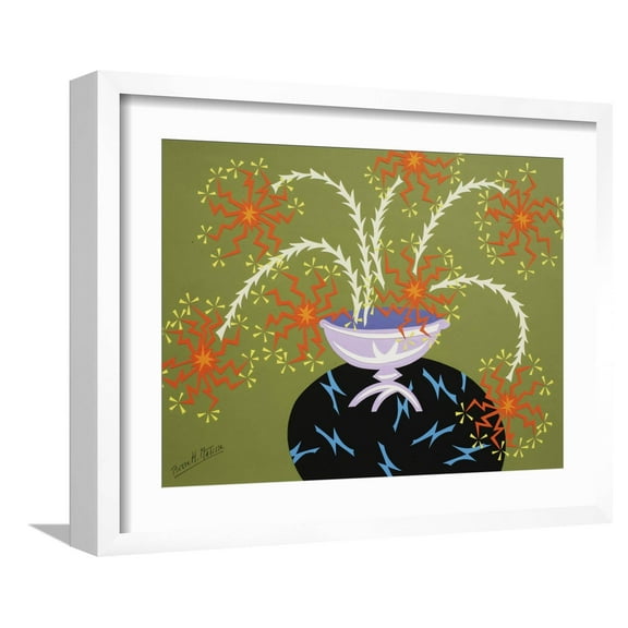 Art.com 19COF Giclee Print by Pierre Henri Matisse, White Frame Wall Art, 21" x 17"