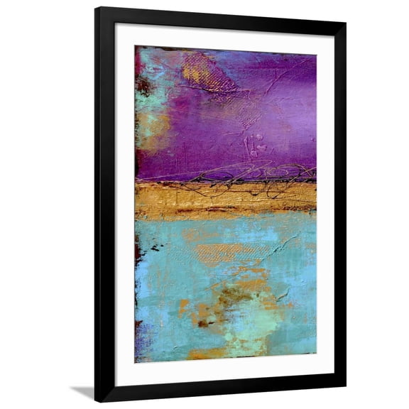 Art.com 2-Up Jewel of the Nile I Art Print by Erin Ashley, Black Frame Wall Art, 32" x 44"