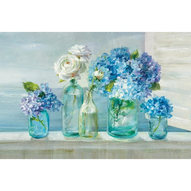 Art.com A Beautiful Day at the Beach Art Print by Danhui Nai, 18" x 12"
