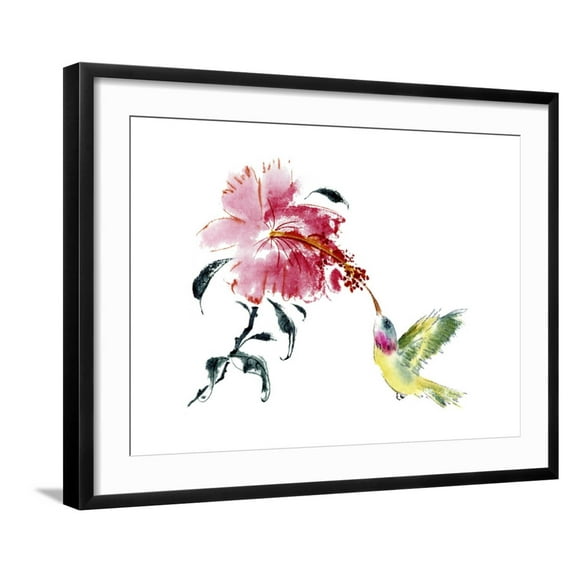 Art.com A Perfect Pairing Art Print by Nan Rae, Black Frame Wall Art, 29" x 23"