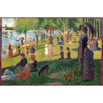 Art.com A Sunday on La Grande Jatte Art Print by Georges Seurat, 18" x 12"