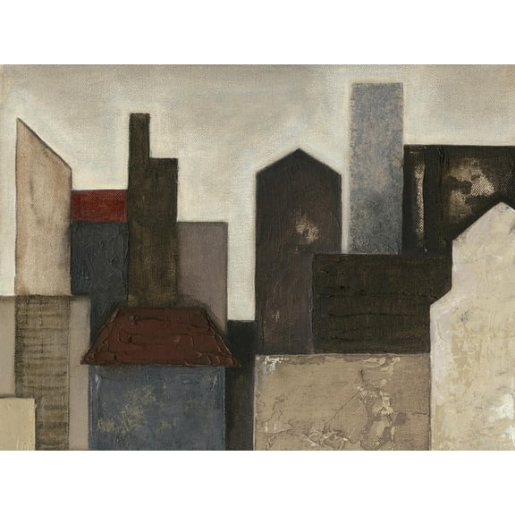 Art.com Abstract Metropolis I Art Print by Megan Meagher, 16" x 12"