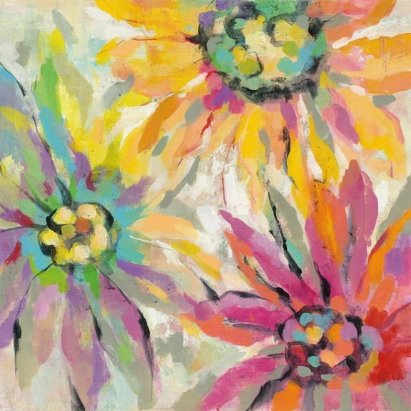 Art.com Abstracted Petals I Art Print by Silvia Vassileva, 16" x 16"